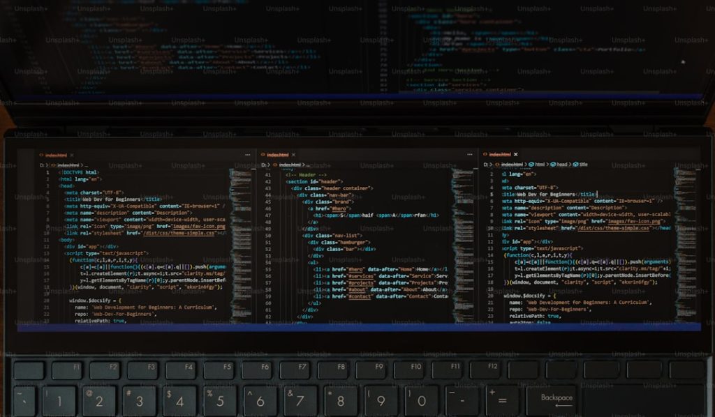 code editor programming developer