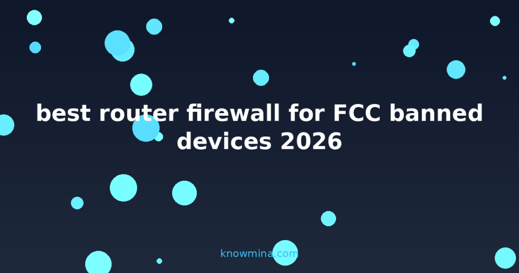 best router firewall for FCC banned devices 2026